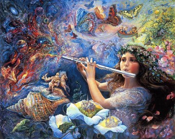 JW flauta encantada Fantasía Pinturas al óleo